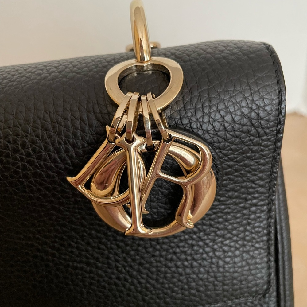 Christian Dior Be Bag Pebbled Leather Mini Satchel - Picture 6 of 14